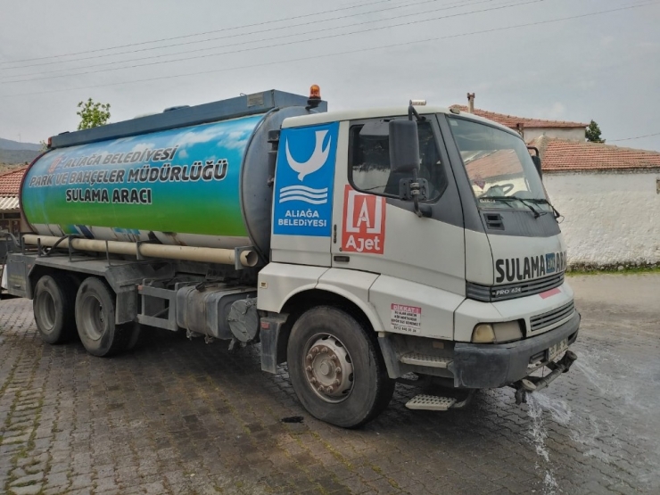 Aliağa’da Hijyen Çalışmaları Hız Kesmiyor