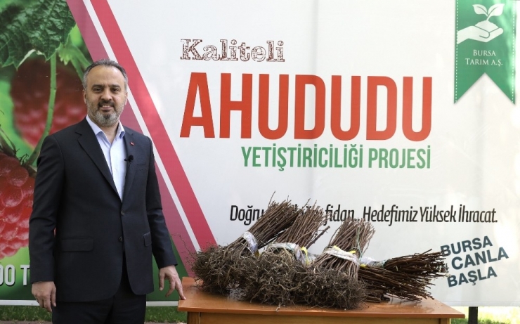 125 Bin Ahududu Fidanı Üreticiyle Buluştu