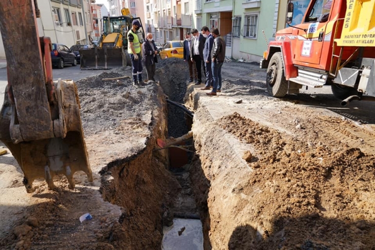 Başkan Sarıkurt Çalışmaları Yerinde İnceledi