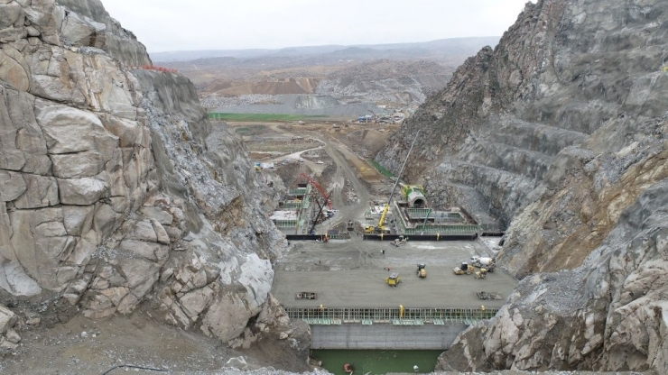 Eskişehir Gürsöğüt Barajı Ve Hes Projesinde Çalışmalar Aralıksız Devam Ediyor