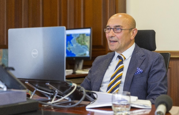 Başkan Soyer Birinci Uluslararası Çevrimiçi Forumu’nda Konuşmacı Oldu