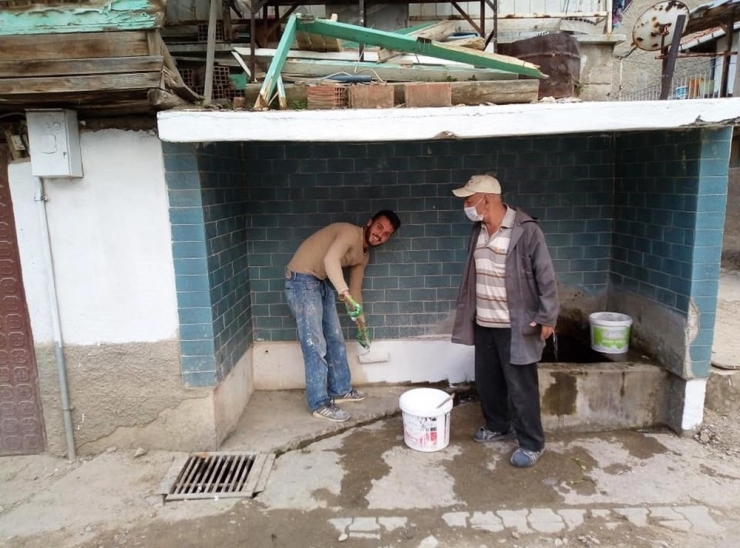 Mahalle Muhtarından Korona Virüs Temizliği