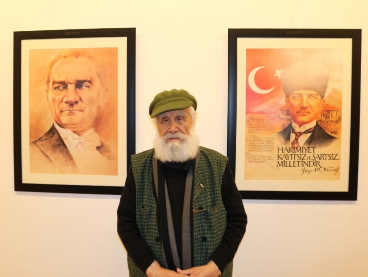 Sanko Okulları, Ressam Çalışkan’ın Atatürk Resimlerinden Oluşan Sanal Sergi Açtı