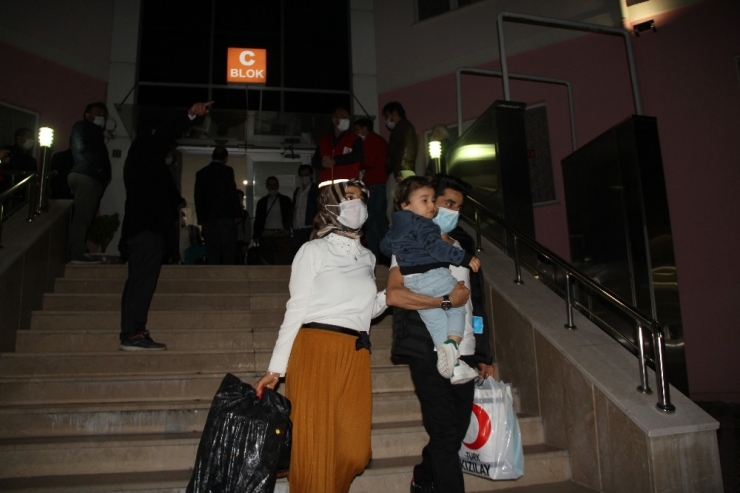 Çorum’da Karantinaları Biten 315 Kişi Memleketlerine Uğurlandı