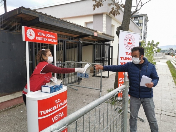 Tek Pozitif Vakası Kalan Tunceli’de Her Vatandaşa Ücretsiz Maske