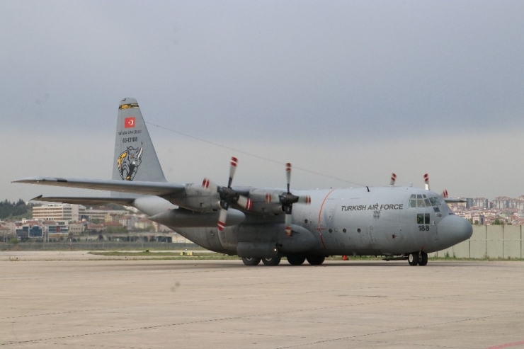 Abd’ye Gönderilen Yardım Malzemelerini Taşıyan Uçak Havalandı