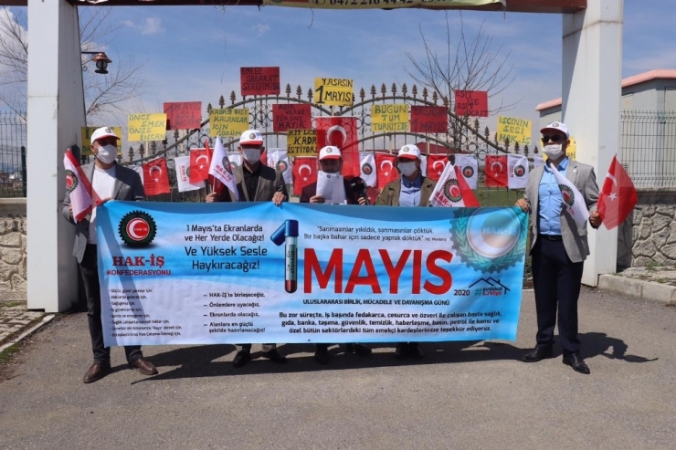 Ağrı’da İşçi Bayram’ı Kutlandı