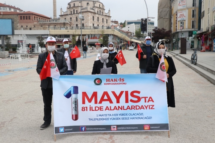 Bolu’da, 1 Mayıs Kutlaması