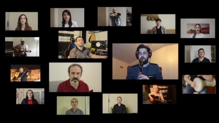 Edirne’den Türkülü ‘Evde Kal’ Mesajı