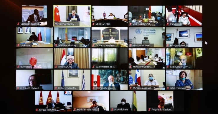 Sağlık Bakanı Koca, Dsö’ye Türkiye’nin Covid-19 Mücadelesini Anlattı