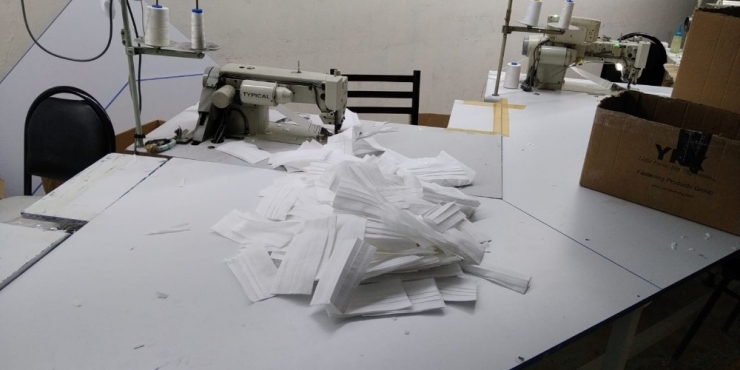 İstanbul’da Kaçak Üretilen 20 Bin Tıbbi Maske Ele Geçirildi