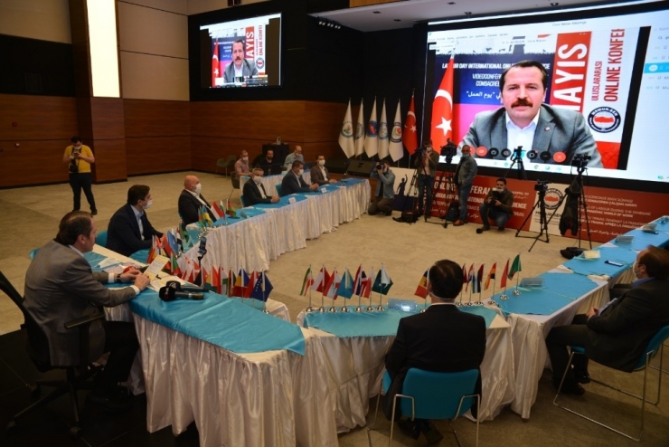 Memur- Sen’den 7 Kıtadan Katılımcıyla Online 1 Mayıs Kutlaması