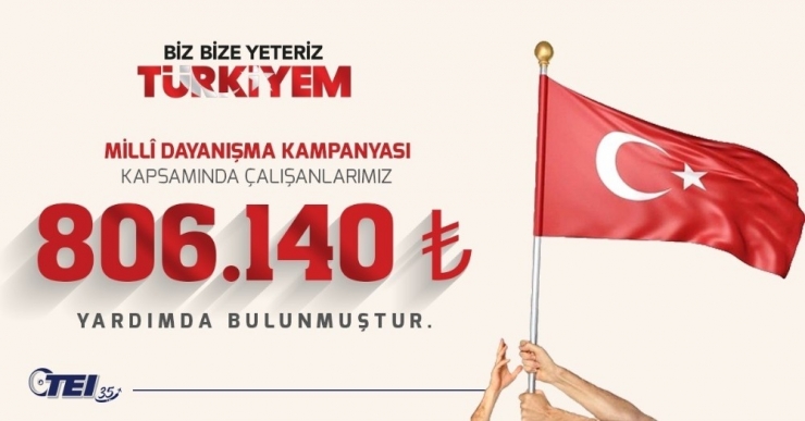 Millî Dayanışma Kampanyası’na Bir Destek De Teı - Tusaş Motor Sanayii A.ş. Çalışanlarından