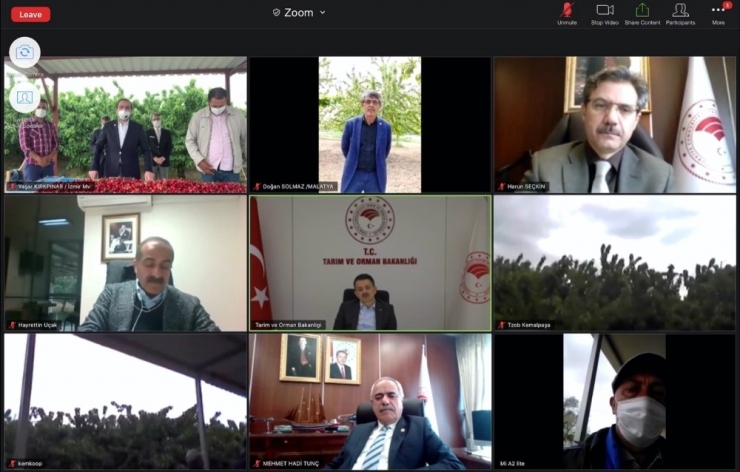 Bakan Pakdemirli, Kuzey Yarım Küre’nin İlk Kiraz Hasadına Katıldı