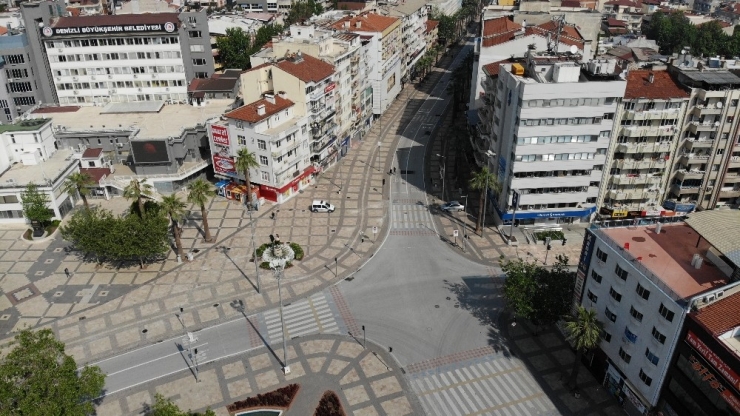 Denizli’de 3 Gün Sürecek Sokağa Çıkma Kısıtlamasında Yoğun Güvenlik Önlemleri Alındı