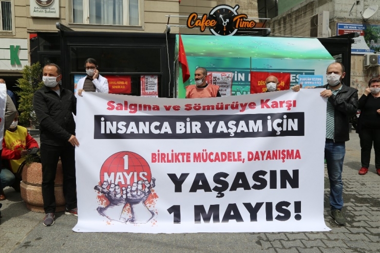 Artvin’de Korona Virüs Tedbirli 1 Mayıs Kutlaması