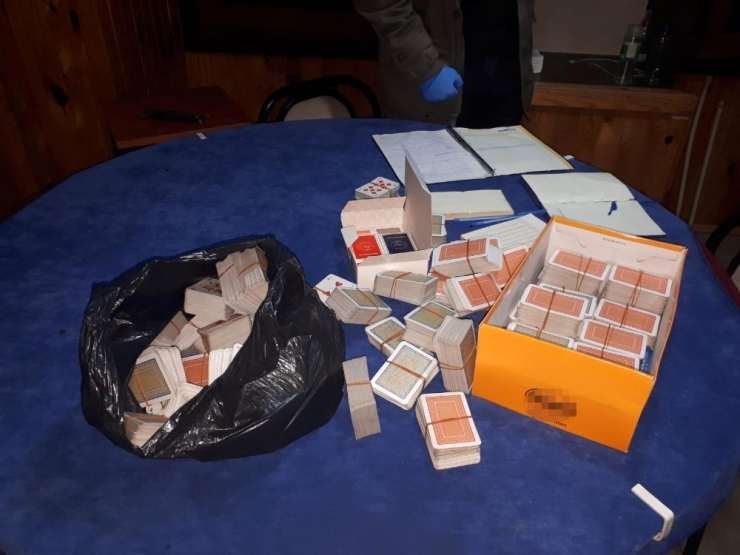 Ruhsatsız İşyerini Kumarhaneye Çevirenlere Polis Baskını