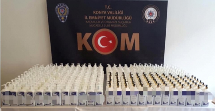 Polisin Operasyonlarında Binlerce Maske Ve El Dezenfektanı Ele Geçirildi