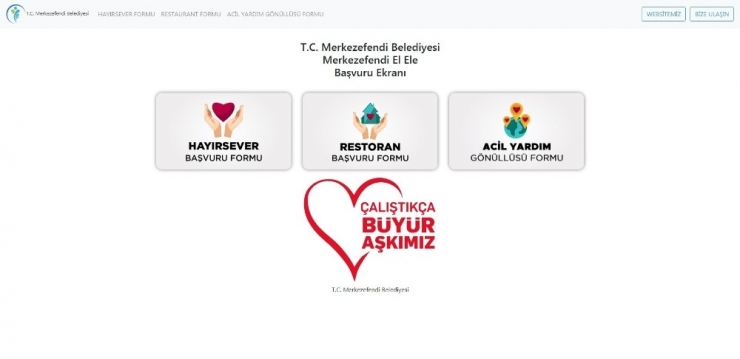 ‘Merkezefendi El Ele’ İyilik Hareketi Projesi