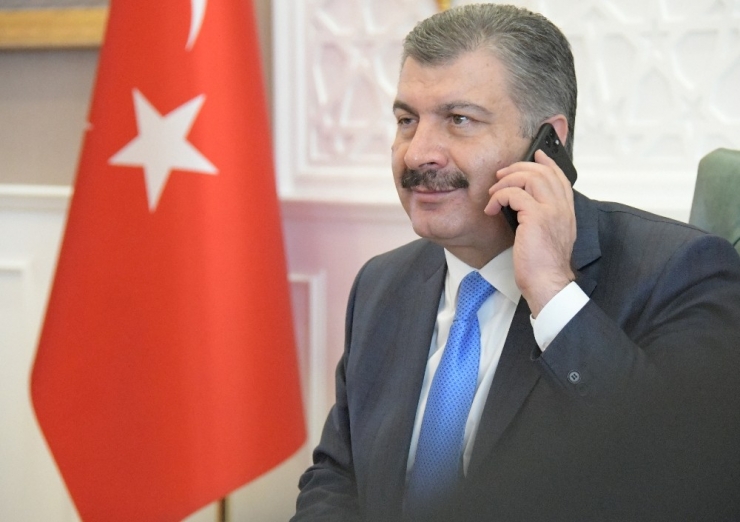 Sağlık Bakanı Koca, Abd’li Mevkidaşı Azar İle Görüştü