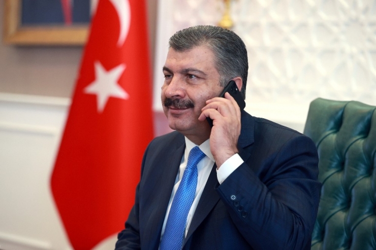 Sağlık Bakanı Koca, Abd’li Mevkidaşı Azar İle Görüştü