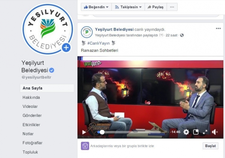 Yeşilyurt Belediyesi Yeşilyurt Tv’yi Yayına Sundu