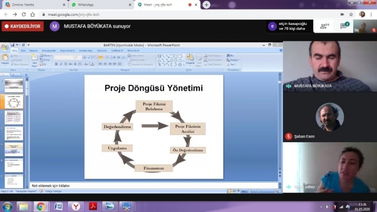 Bartın Üniversitesi’nde Proje Eğitimleri Devam Ediyor