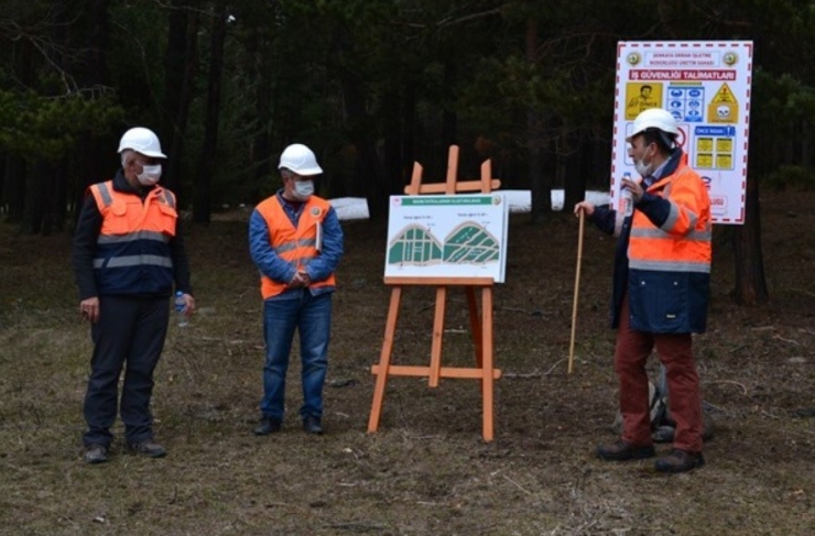 Orman Sahasında Eğitim Çalışması