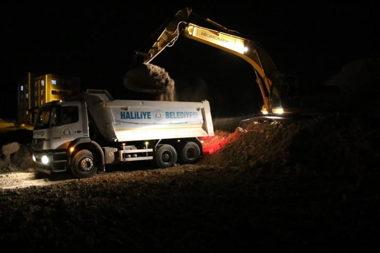Haliliye’de Alternatif Yol Açma Çalışmaları
