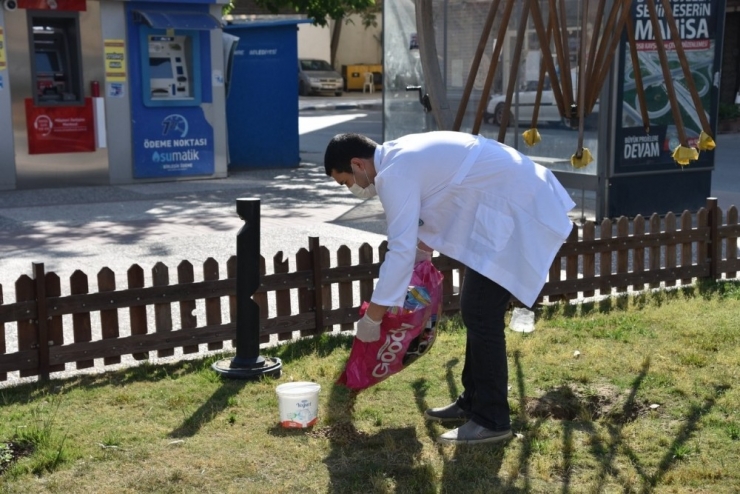 Manisa’da Sokak Hayvanları Unutulmadı