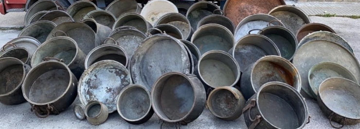 Bakır Kazanı Hırsızları Jandarmadan Kaçamadı