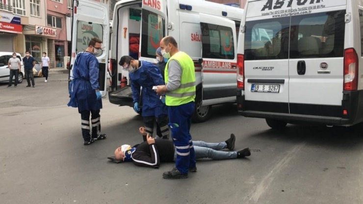 Minibüs Yayaya Çarptı