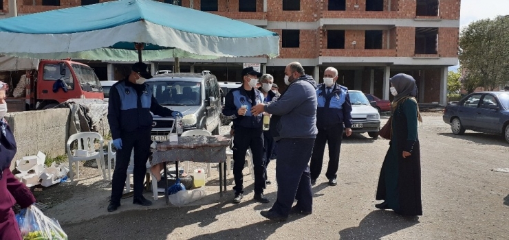 Osmancık’ta Pazar Yerinde Tedbirler Sürüyor