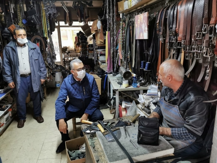 Ahlatcı’nın Esnaf Ziyaretleri Sürüyor