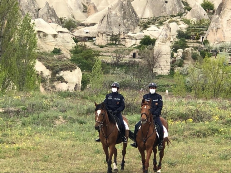 Kapadokya’da Vadilerin Güvenliği Atlı Birliklere Emanet