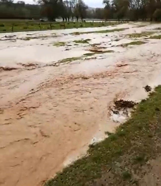Kırıkkale’de Ekili Tarım Alanları Sular Altında Kaldı