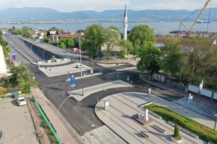 Seka Tüneli Üzerindeki Kavşak Asfaltlandı