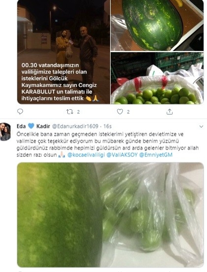 Hamile Kadının Aşerdiği Erik Ve Karpuz Bir Mesajla Kapısına Geldi