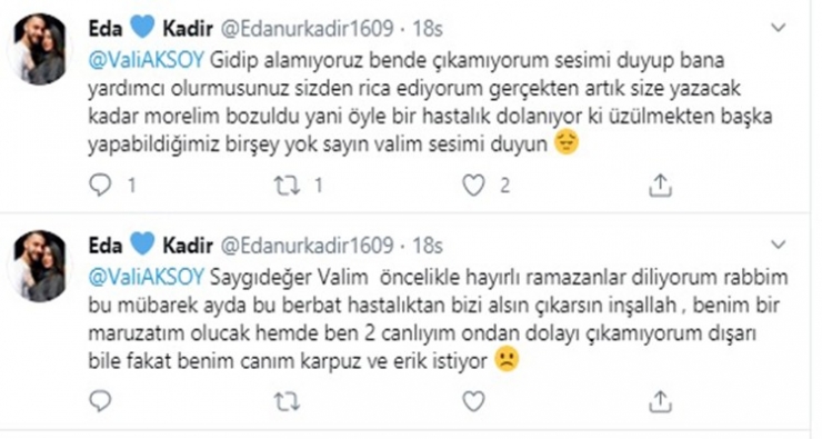 Hamile Kadının Aşerdiği Erik Ve Karpuz Bir Mesajla Kapısına Geldi