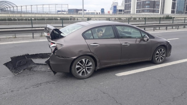 Tem Otoyolu’nda Hız Kazası: 2 Yaralı