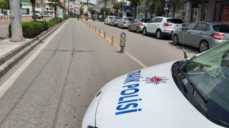 Sokağa Çıkma Kısıtlamasında Yol Şeritleri Yenilendi