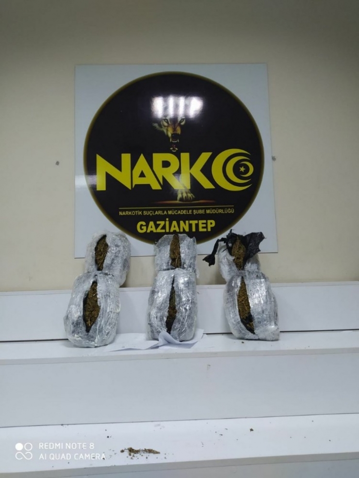 Gaziantep’te Şüpheli Araçta 6 Kilo Uyuşturucu Ele Geçirildi