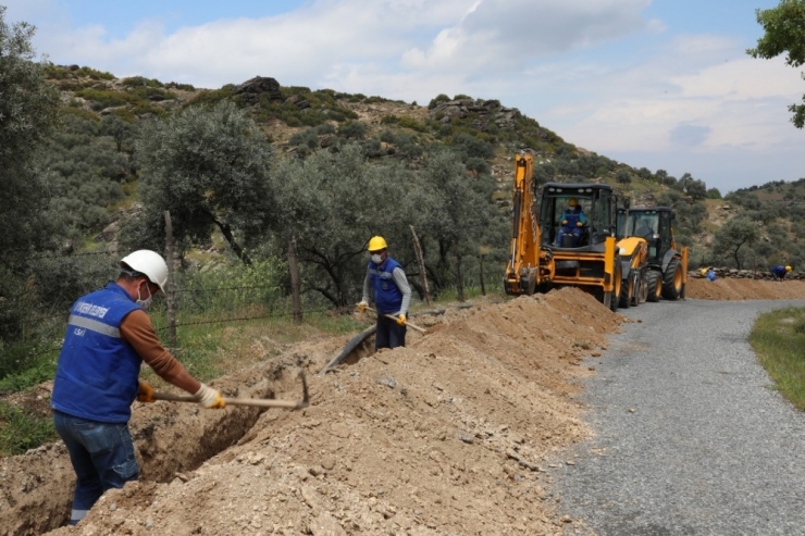 Çine’de 12 Mahallenin Su İhtiyacını Karşılayacak Çalışma Sürüyor
