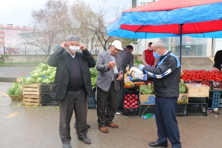 Aşkale’de 7 Hafta Sonra Pazar Kuruldu