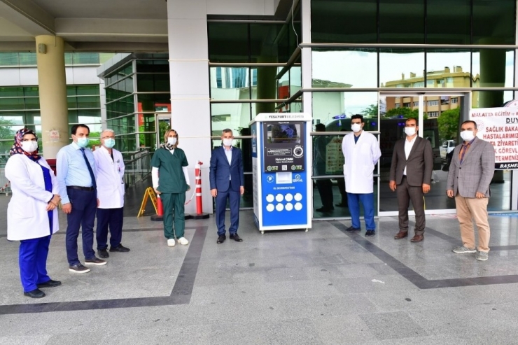 Yeşilyurt Belediyesinden Hijyenmatik Makinesi