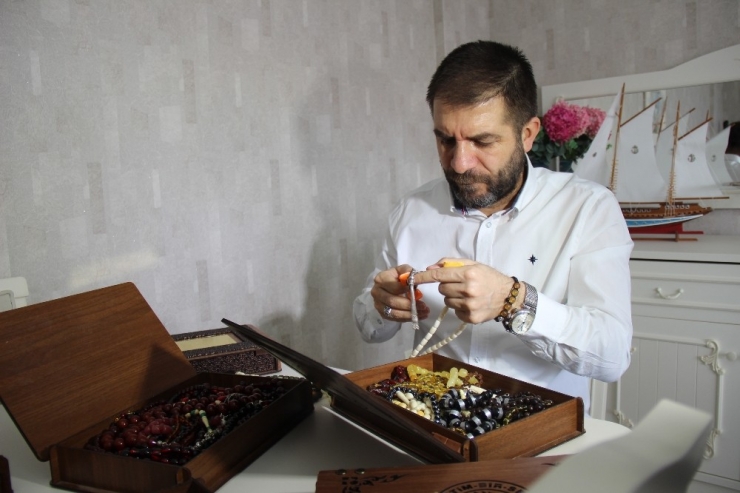 12 Yıl Önce Başlayan Tespih Merakı Koleksiyona Dönüştü