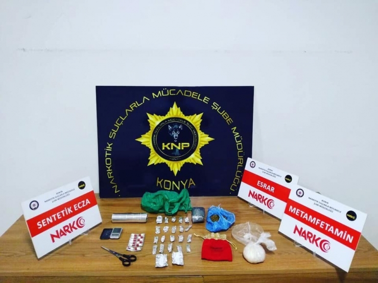 Konya’da Uyuşturucu Operasyonunda 21 Kişiye İşlem Yapıldı
