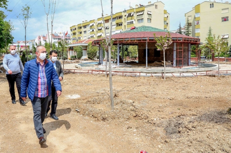 Meram’da Parklar Güzel Günler İçin Hazırlanıyor