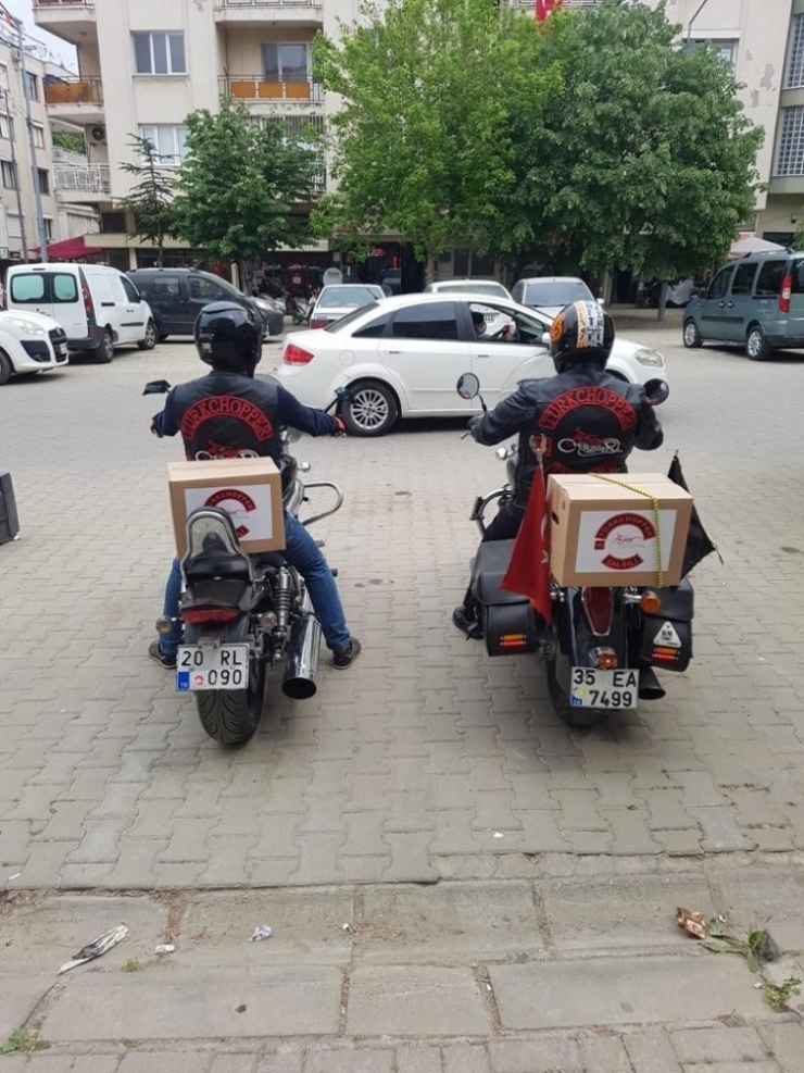 Motosiklet Tutkunlarından Yardım Eli