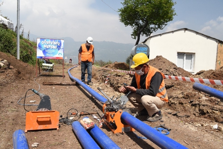Meski’nin Erdemli İlçesindeki İçmesuyu Çalışmaları Sürüyor
